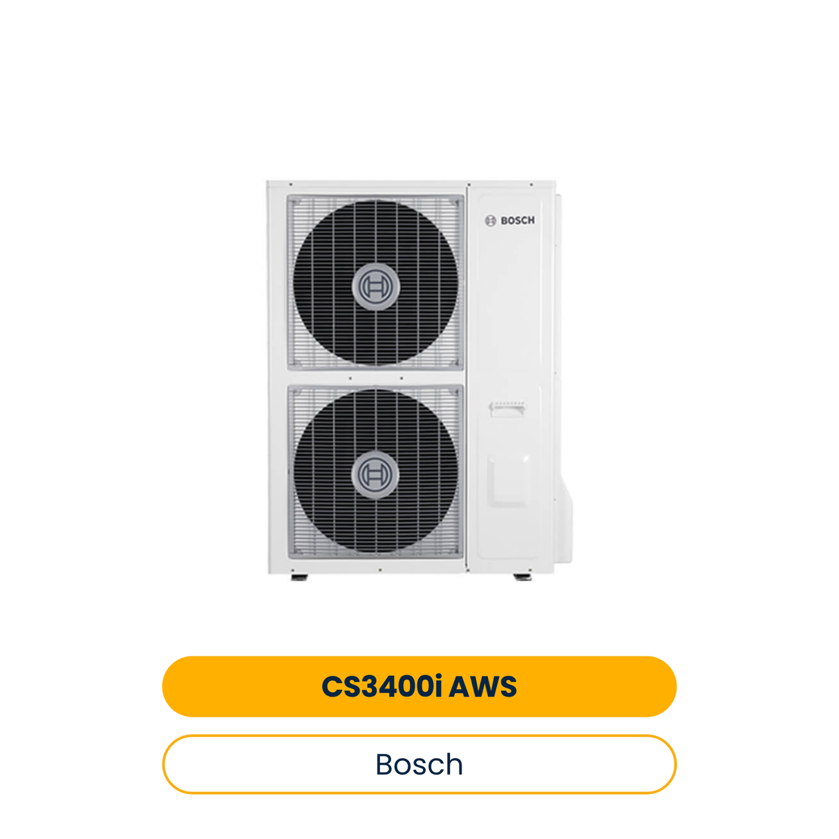 BOSCH Luft/Wasser-Wärmepumpe Compress CS3400iAWS 12 OR-T, Split,3-phasig,R410A (Art.-Nr. 8750722687)