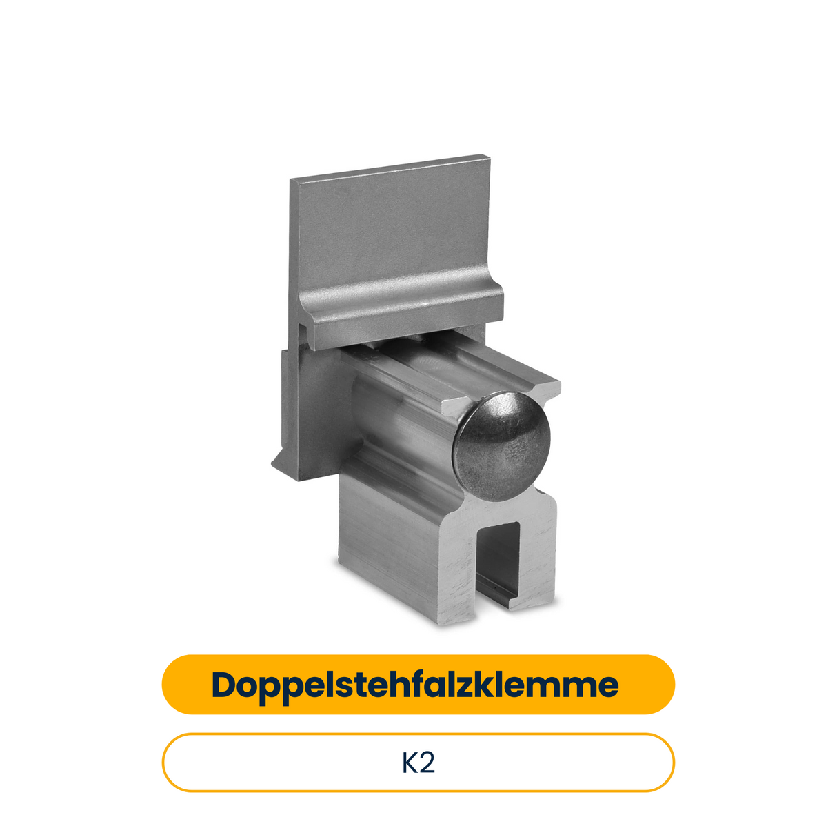 K2 Doppelstehlfalzklemme CF:x Single Rail (Art.-Nr. 2003024)