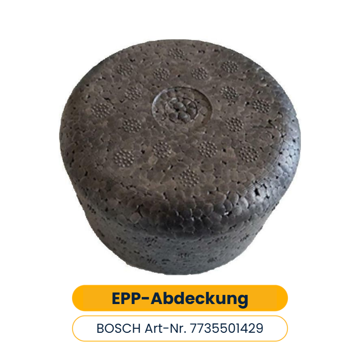 BOSCH Zubehör für Warmwasserspeicher EPP-Abdeckung für Fühlerhülse, 8 Stück (Art.-Nr. 7735501429)