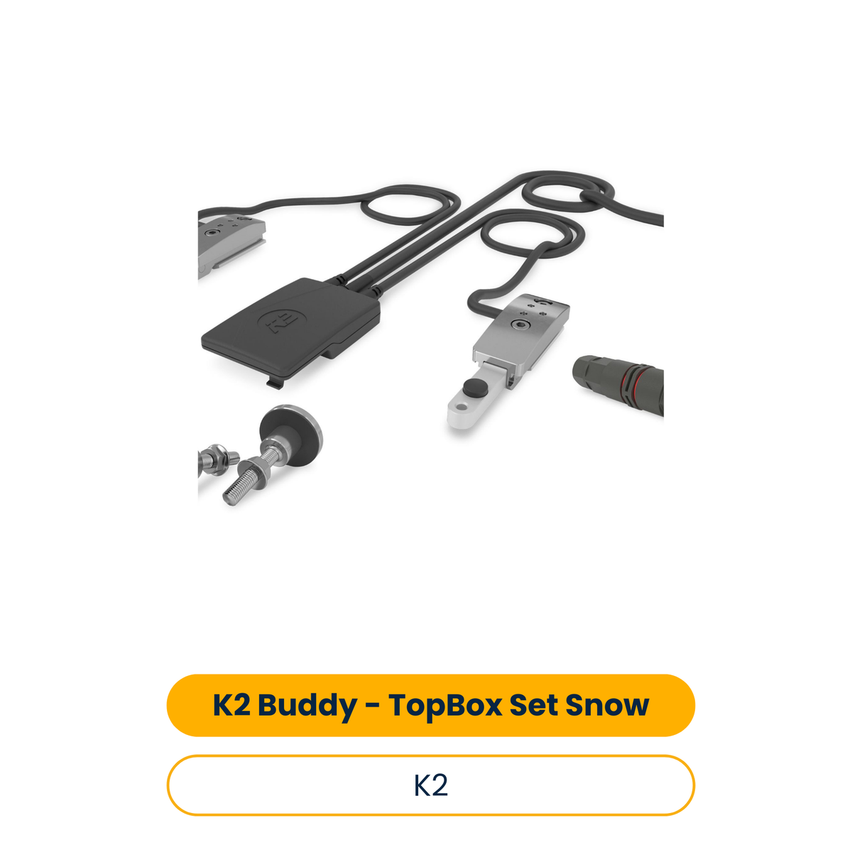 K2 Buddy - TopBox Set Snow (Art.-Nr. 1000003)