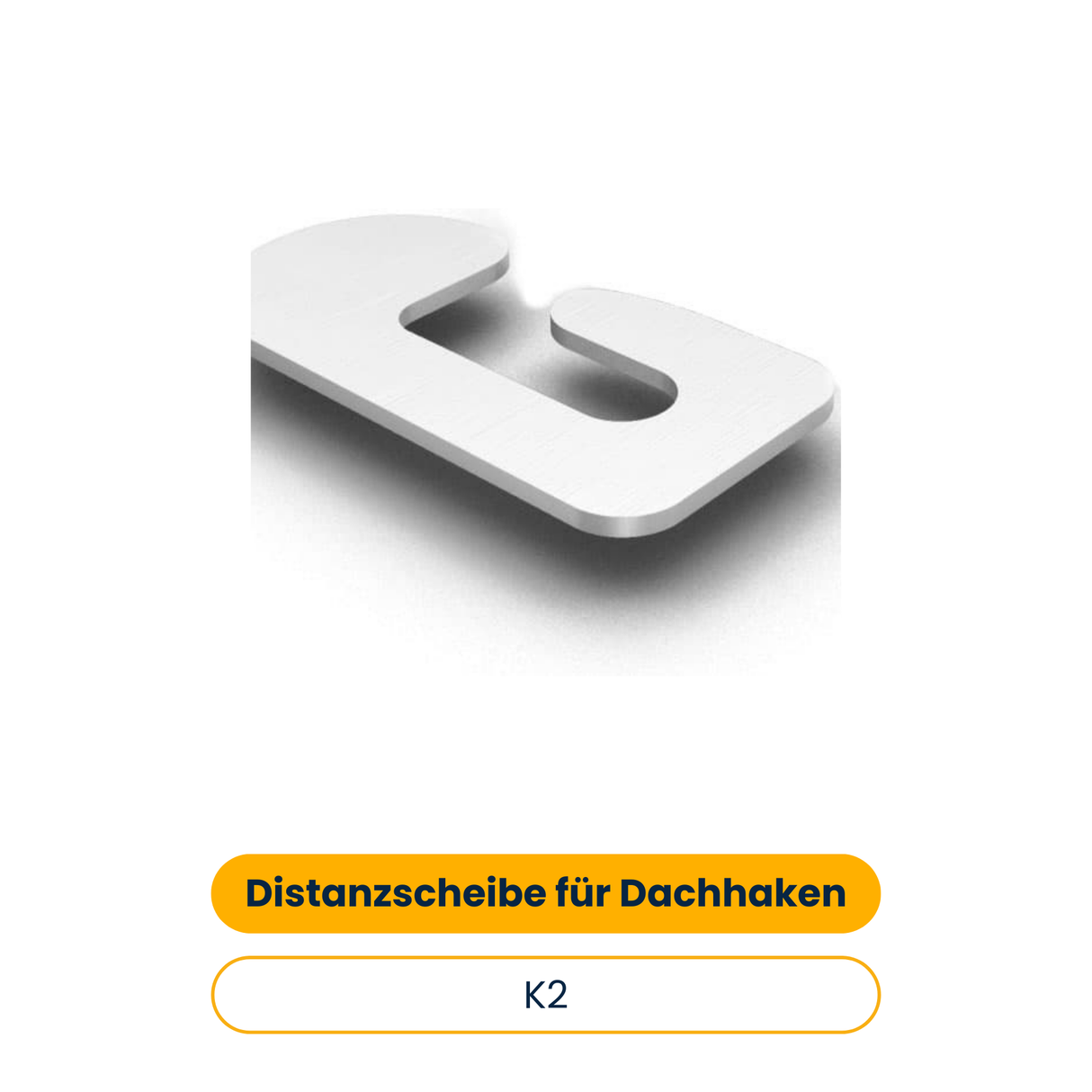 K2 Distanzscheibe für Dachhaken (100 Stk.) (Art.-Nr. 1000005)