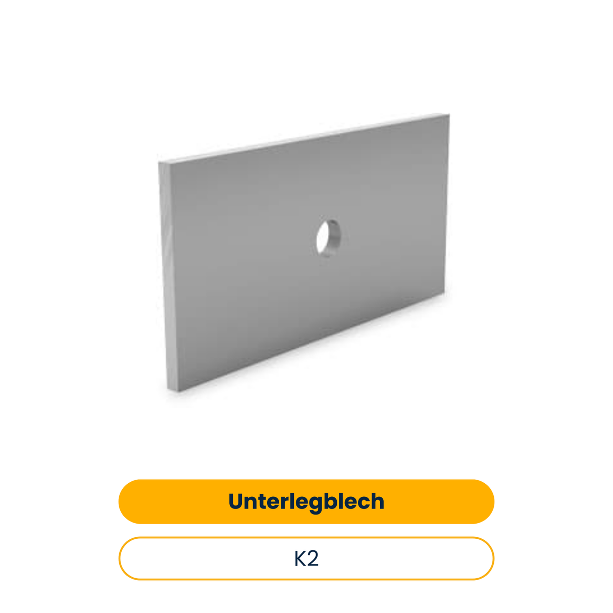 K2 Unterlegblech (400 Stk.) (Art.-Nr. 1000789)