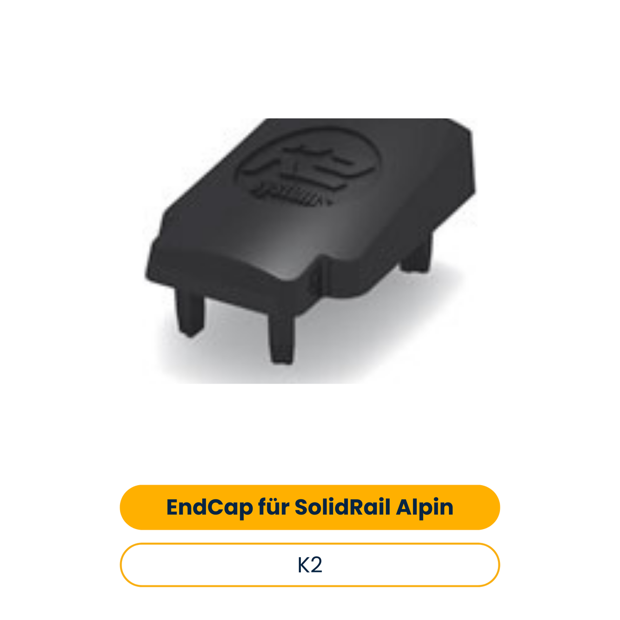 K2 EndCap für SolidRail Alpin (100 Stk.) (Art.-Nr. 1005053)