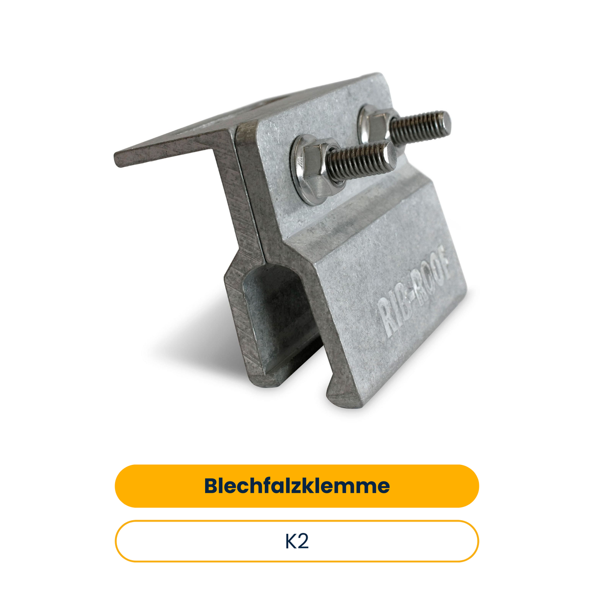 K2 Blechfalzklemme RibRoofSpeed500 (Art.-Nr. 2002225)