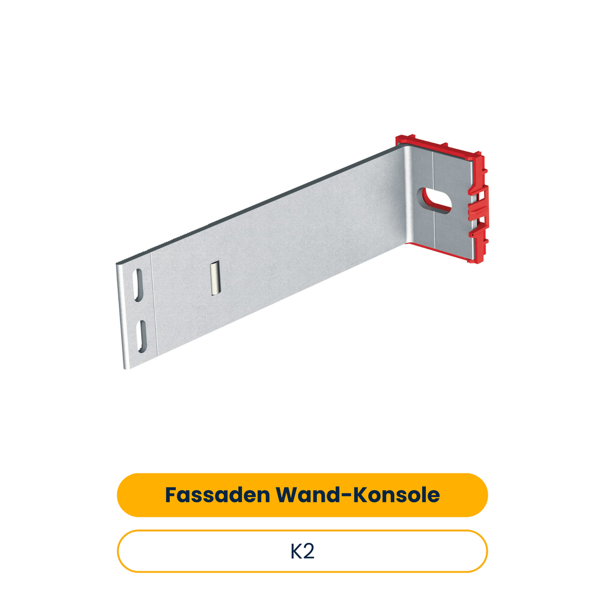 K2 Fassaden Wand-Konsole MFT-FOX VI 200 S 11 (50 Stk.) (Art.-Nr. 2003609)
