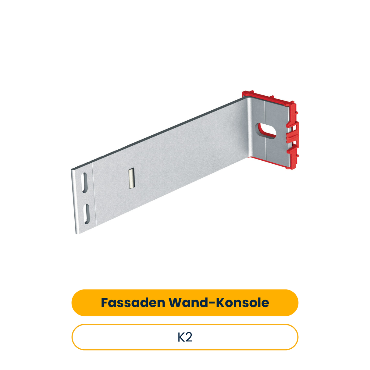 K2 Fassaden Wand-Konsole MFT-FOX VI 220 S 6.5 (50 Stk.) (Art.-Nr. 2003610)