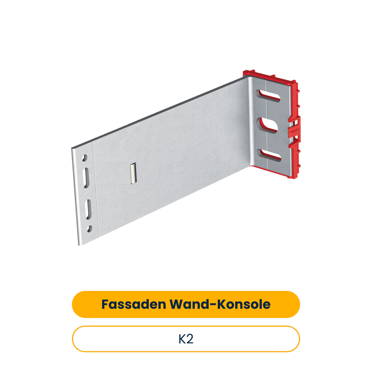 K2 Fassaden Wand-Konsole MFT-FOX VI 180 M 6.5 / 11 (50 Stk.) (Art.-Nr. 2003612)