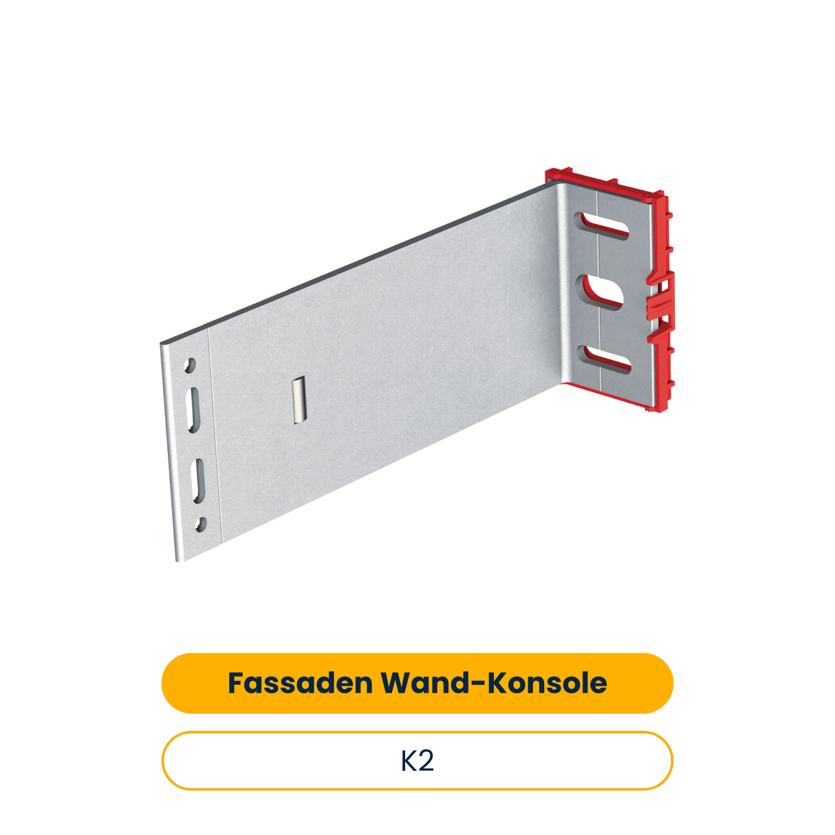 K2 Fassaden Wand-Konsole MFT-FOX VI 200 M 6.5 / 11 (50 Stk.) (Art.-Nr. 2003613)