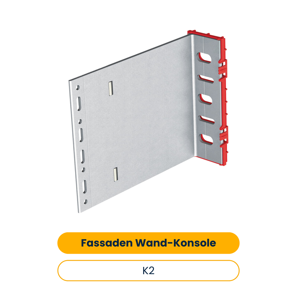 K2 Fassaden Wand-Konsole MFT-FOX VI 220 L 6.5 / 11 (25 Stk.) (Art.-Nr. 2003618)