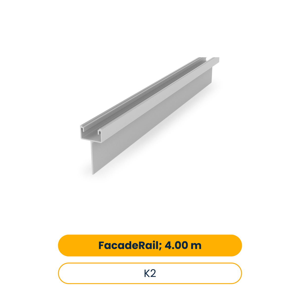 K2 FacadeRail; 4.00 m (Art.-Nr. 2004310)