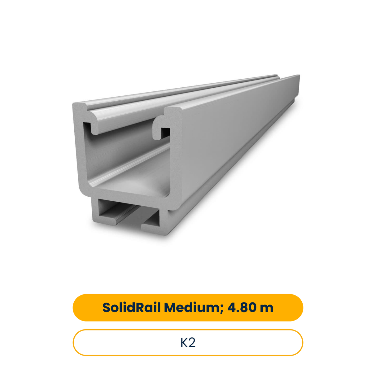 K2 SolidRail Medium; 4.80 m (Art.-Nr. 2004415)