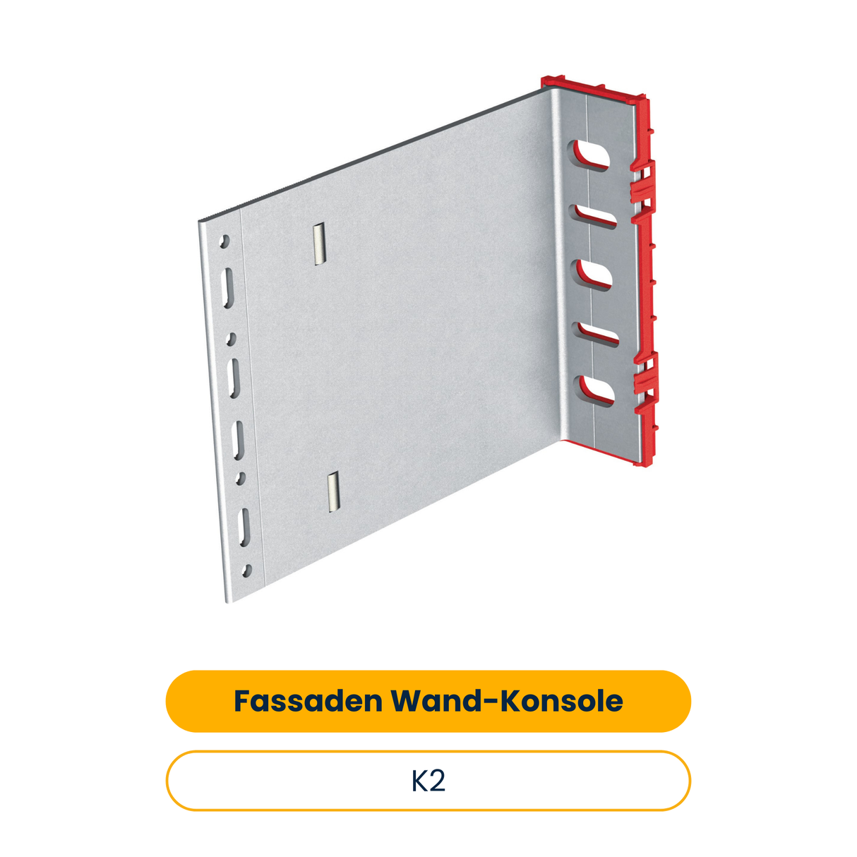 K2 Fassaden Wand-Konsole MFT-FOX VI 140 S 11 (50 Stk.) (Art.-Nr. 2004725)