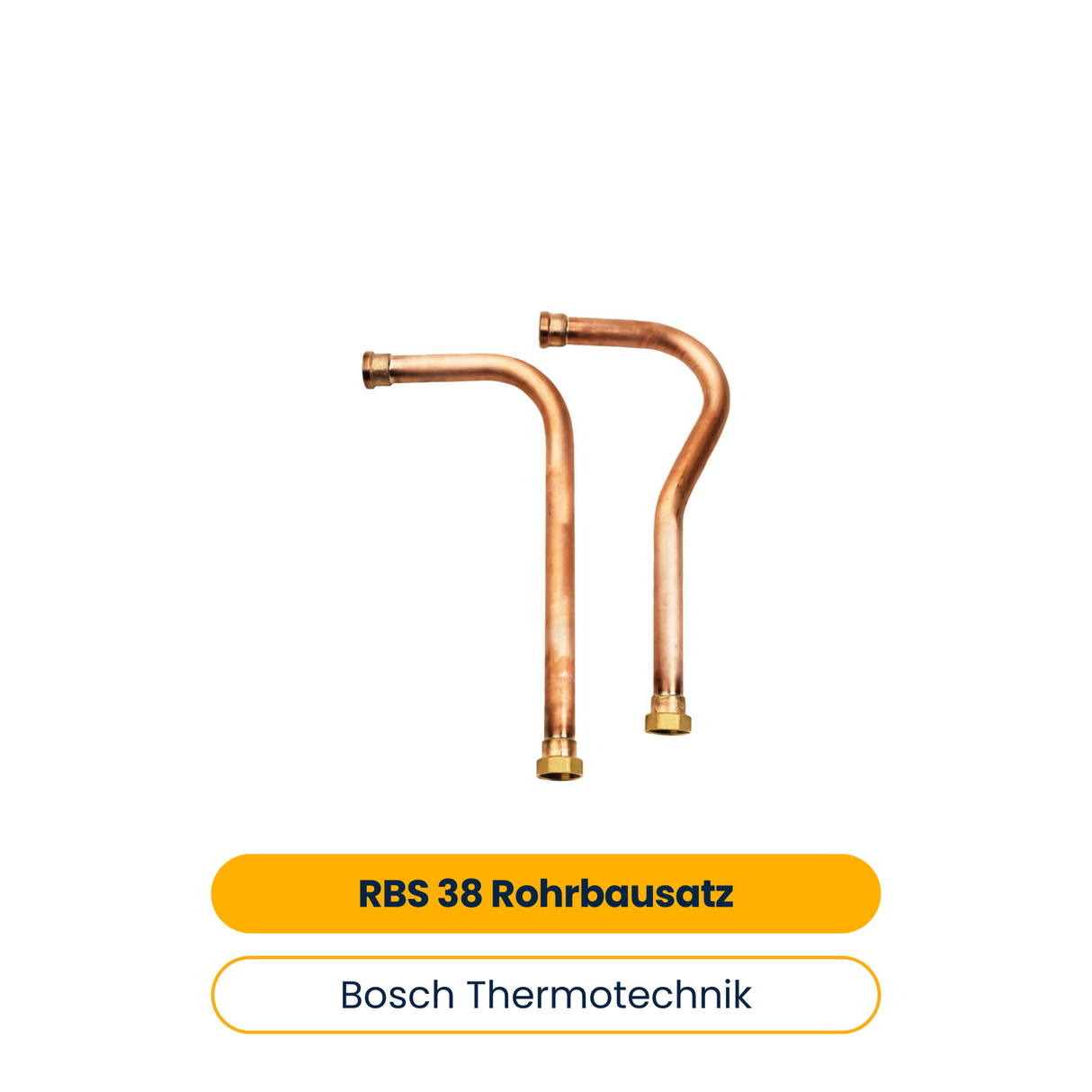 BOSCH Zubehör für Luftwärmepumpen RBS 38 Rohrbausatz seitlich für CS5000 AW 38 O (Art.-Nr. 8738212226)