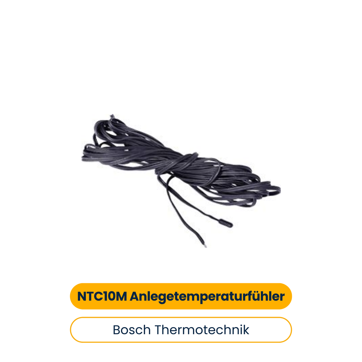 BOSCH Zubehör für Luftwärmepumpe NTC-10M Anlegetemperaturfühler für CS5000 AW (Art.-Nr. 8738212225)