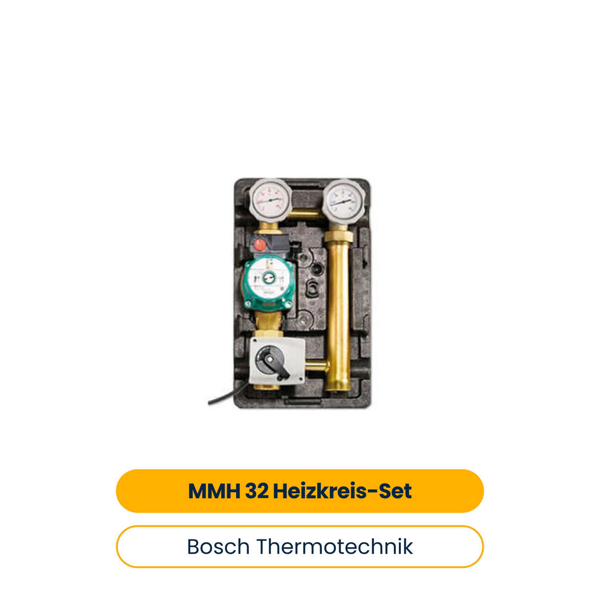 BOSCH Zubehör für Luftwärmepumpen MMH 32 Heizkreis-Set mit Mischer, DN32 (Art.-Nr. 8738212223)