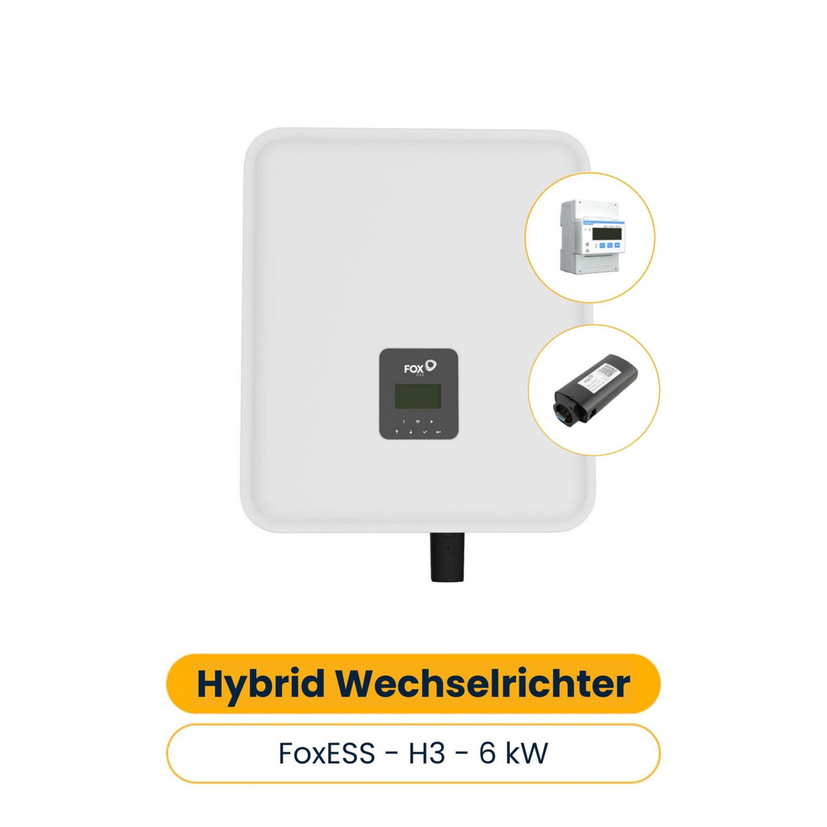 FoxESS H3-6.0-E Hybrid Wechselrichter (inkl. Smartmeter)