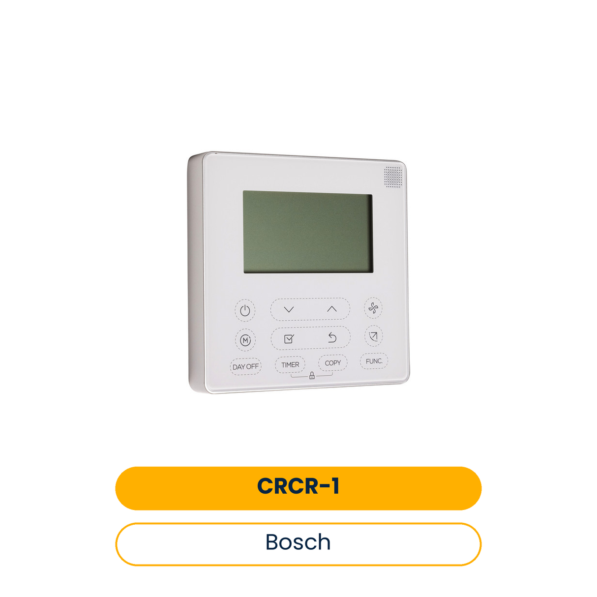 BOSCH Accessoires pour climatiseurs CRC R-1 Régulateur d'ambiance câblé, 230 V (Réf. 7733701903)