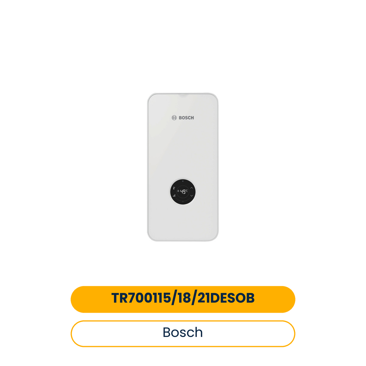 BOSCH Chauffe-eau instantané TR7001 15/18/21DESOB 484x236x106, 21 kW, régulation électronique (Art.-Nr. 7736506139)