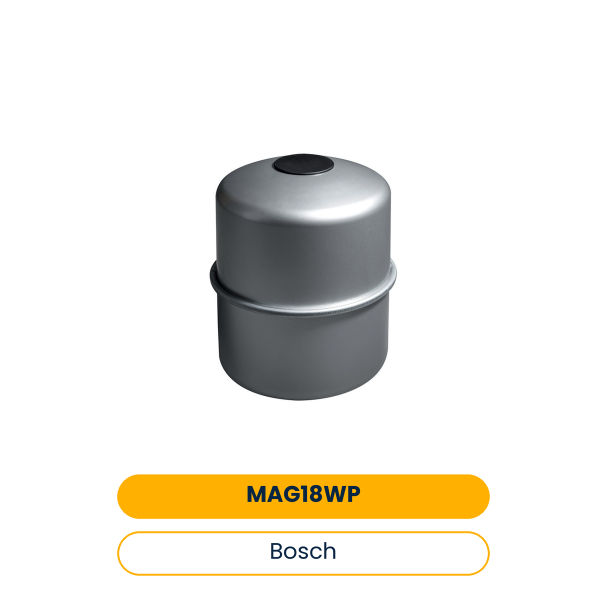 BOSCH Zub. für Solewärmepumpen MAG 18 WP Sole-Ausdehnungsgefäß 18L/0,5, Silber (Art.-Nr. 7738344525)