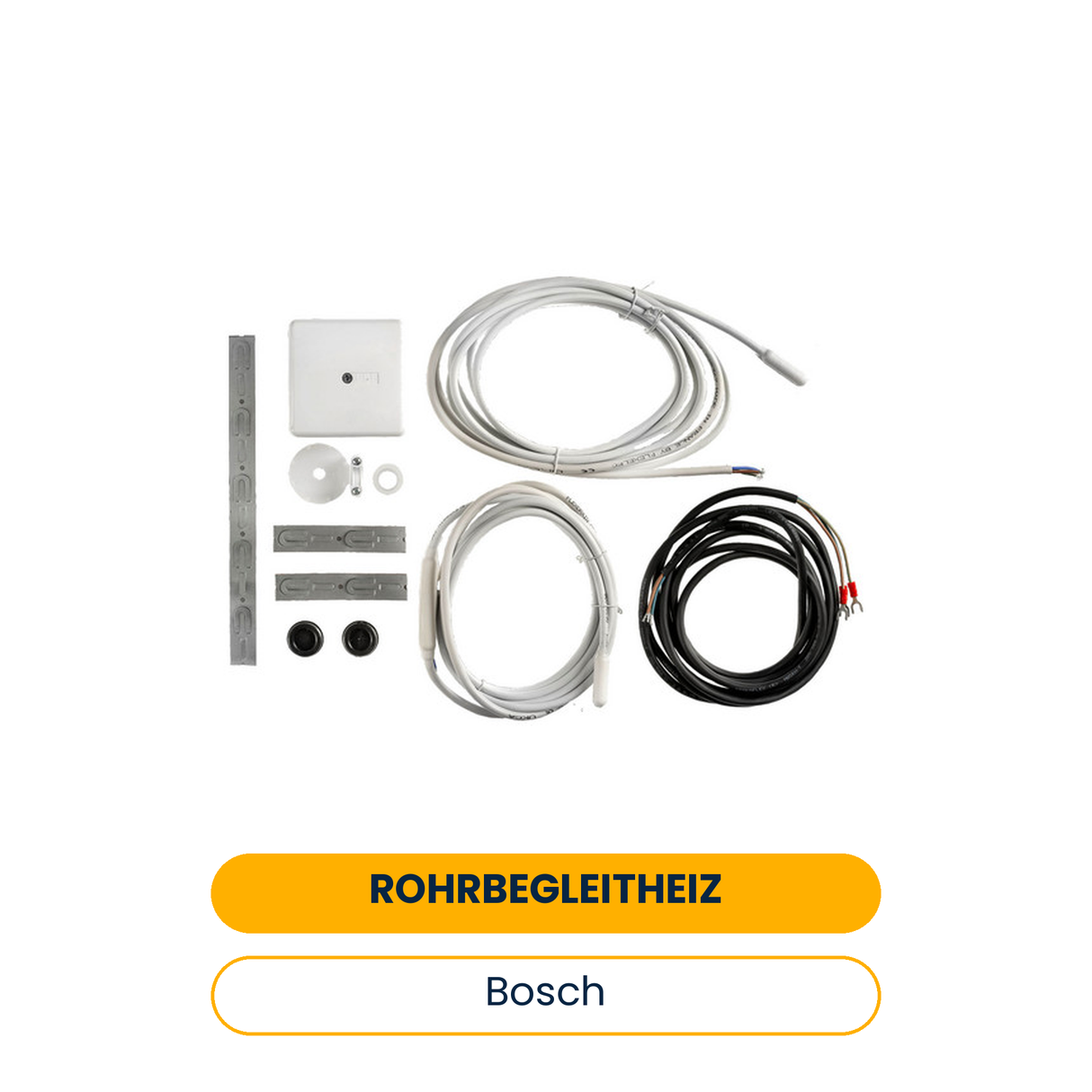 BOSCH Zubehör für Split-Wärmepumpen Rohrbegleitheizung 5m, 250W, für CS3400i (Art.-Nr. 7738602276)