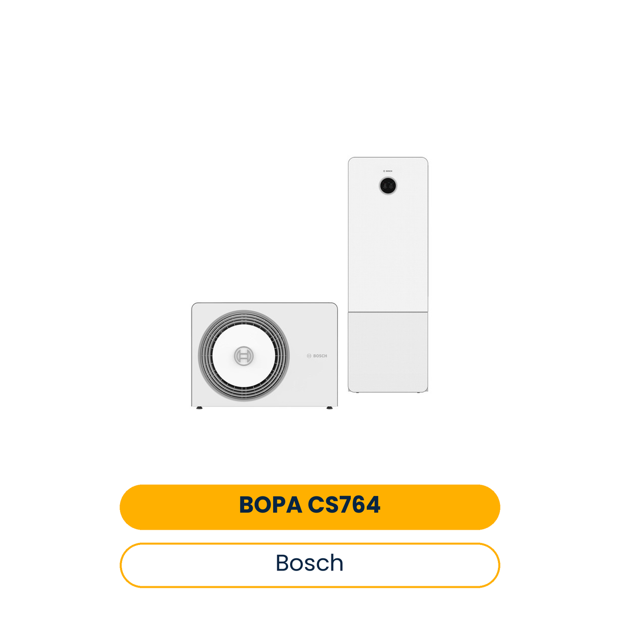 BOSCH Luftwärmepumpen-Paket BOPA CS764 AW 4 OR-S, CS6800iAW 12 M (Art.-Nr. 7739622389)