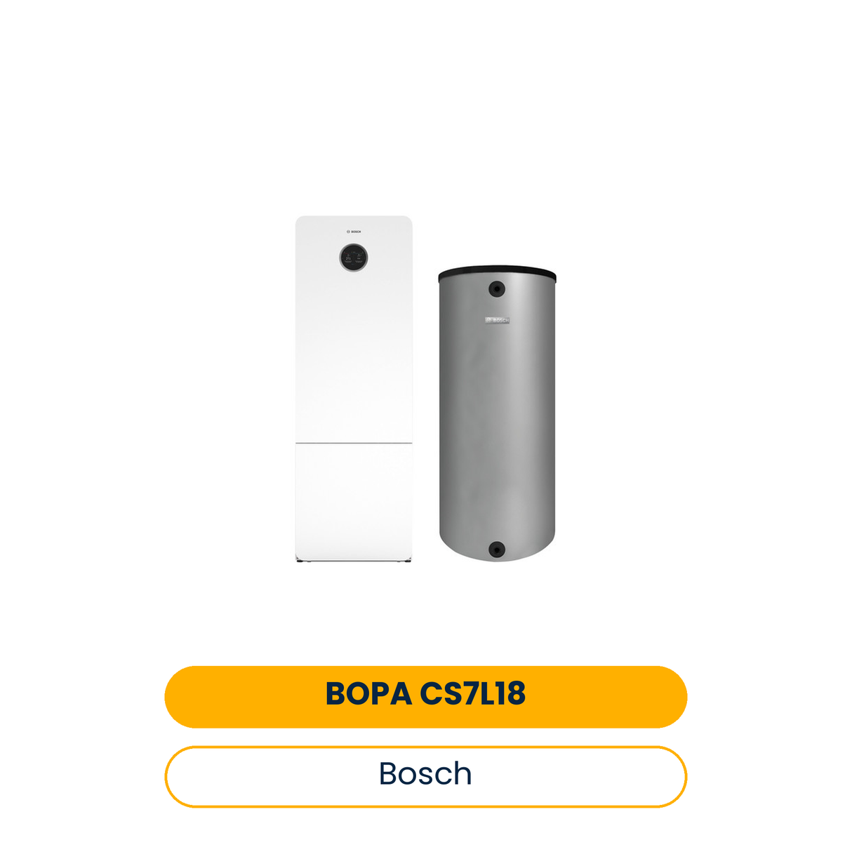 BOSCH Sole-Wärmepumpen-Paket BOPA CS7L18 CS7800iLW 8 MF, BH 120-5 1 A, Solebefüll (Art.-Nr. 7739624475)