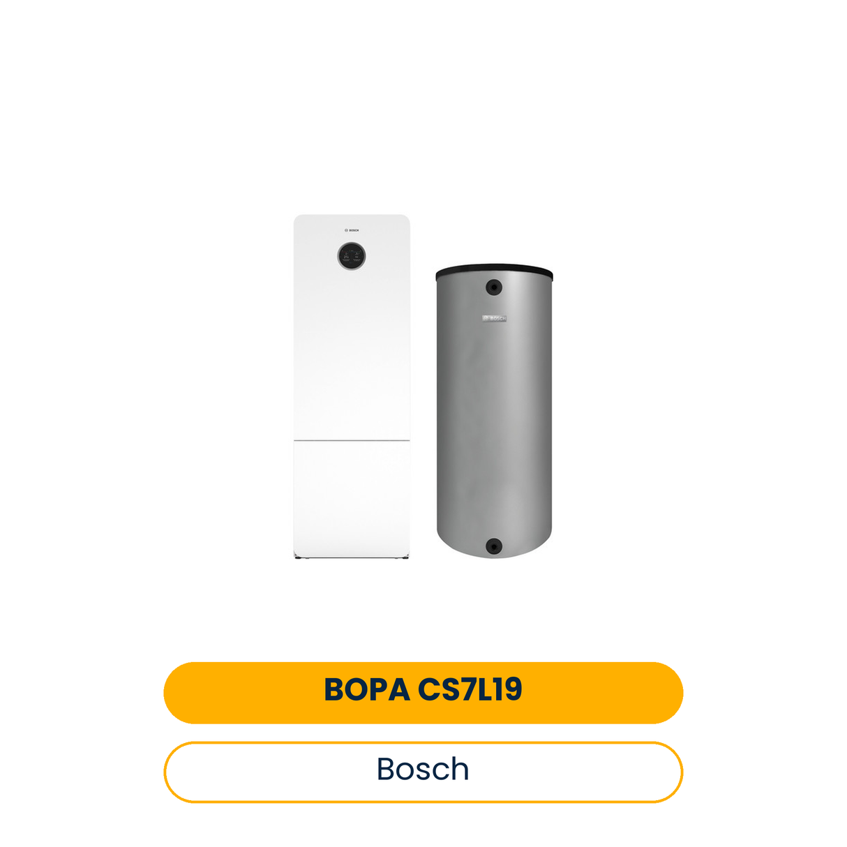 BOSCH Sole-Wärmepumpen-Paket BOPA CS7L19 CS7800iLW 12 MF, BH 200-5 1A, Solebefüll (Art.-Nr. 7739624476)