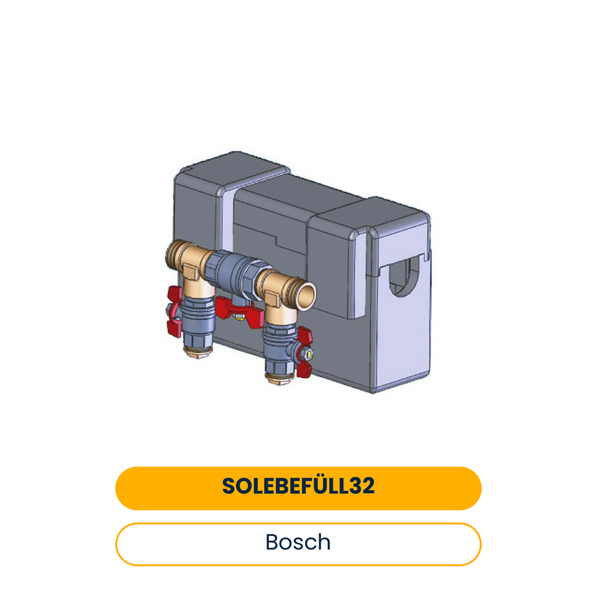 BOSCH Accessoires pour pompes à chaleur géothermiques dispositif de remplissage et de rinçage DN 32 (Art.-Nr. 8718581711)