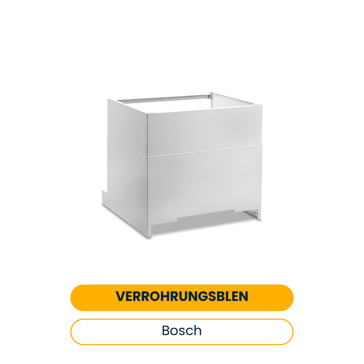 BOSCH Zubehör für Solewärmepumpen Verrohrungsblende weiß 2,08-2,4m (Art.-Nr. 8733715009)