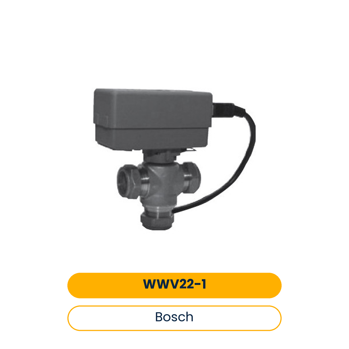 BOSCH Zub. für Luftwärmepumpen WWV 22-1 Warmwasser-Umschaltventil 22 mm (Art.-Nr. 8738201412)