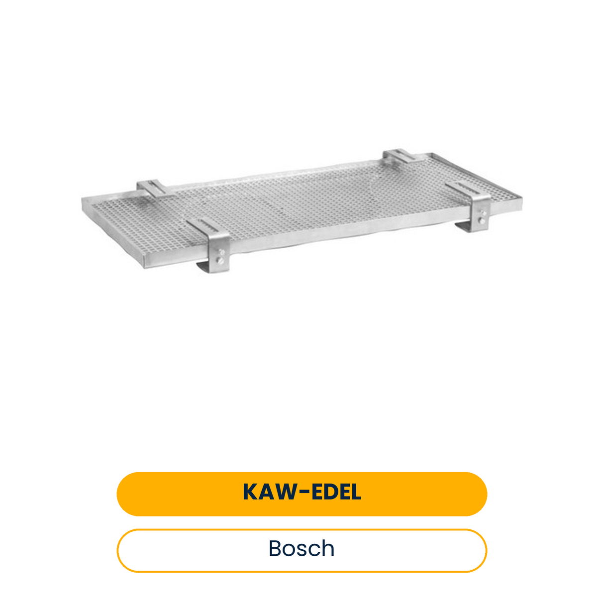 BOSCH Accessoires pour pompes à chaleur air-eau Bac de récupération de condensat en acier inoxydable (Art.-Nr. 8738204655)