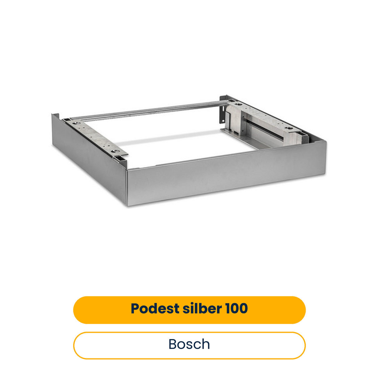 BOSCH Zubehör für Solewärmepumpen Podest silber 100mm (für Glas-Design) (Art.-Nr. 8738210620)