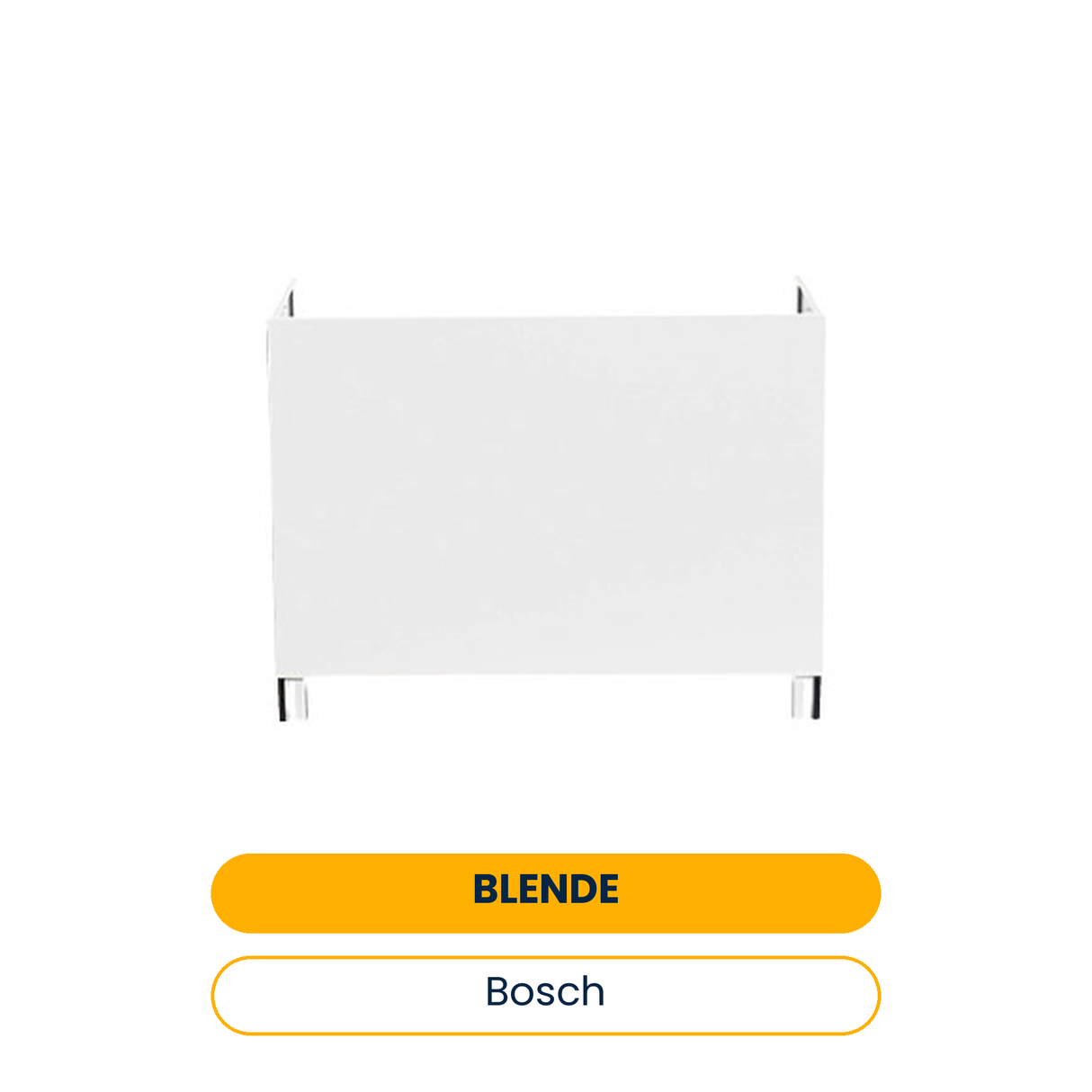 BOSCH Accessoires pour pompes à chaleur géothermiques Cache-tuyauterie rallonge blanc (Art.-Nr. 8738211696)