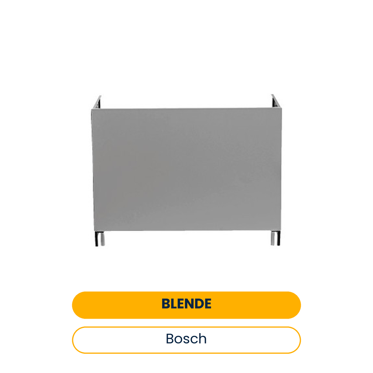 BOSCH Accessoires pour pompes à chaleur eau glycolée Prolongation cache de tuyauterie argent (Art.-Nr. 8738211697)