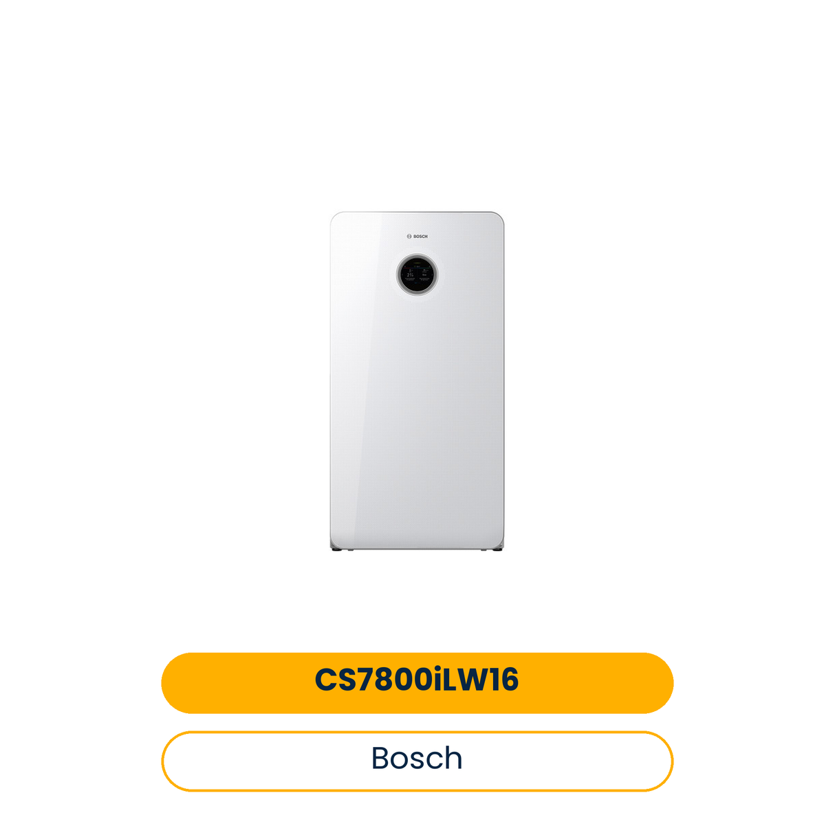 BOSCH Solewärmepumpe CS7800iLW 16 1180x600x600, 15 kW, Glasfront (Art.-Nr. 8738212056)