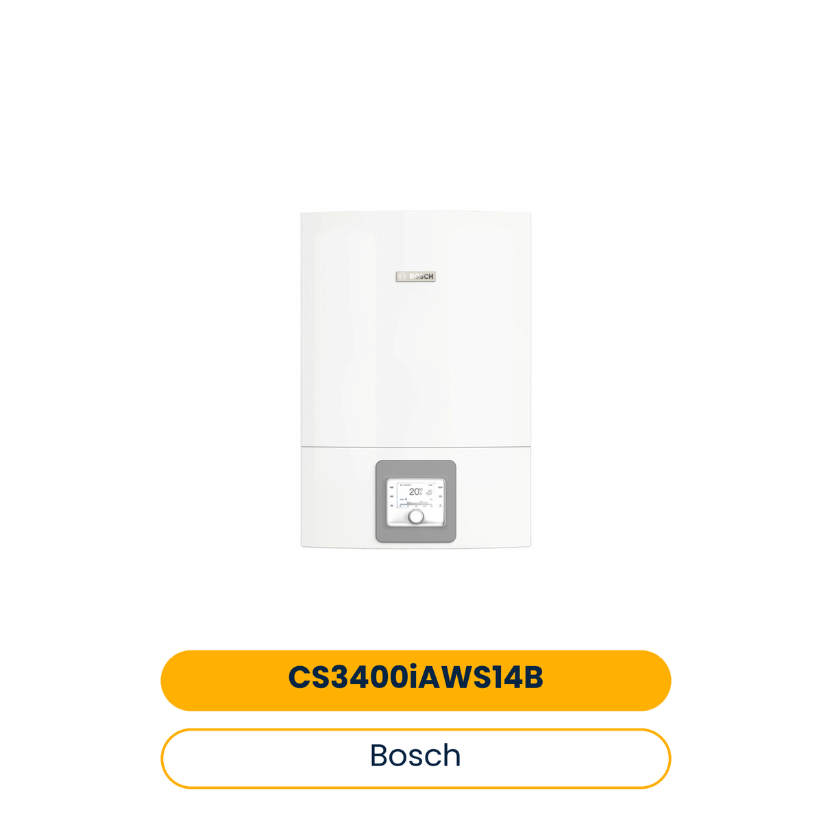 BOSCH Pompe à chaleur air/eau Compress CS3400iAWS 14 B, unité intérieure bivalente (Réf. 8738212152)