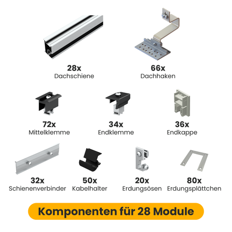 Clenergy Dünner Haken-Set