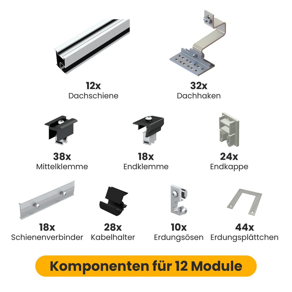 Clenergy Dünner Haken-Set