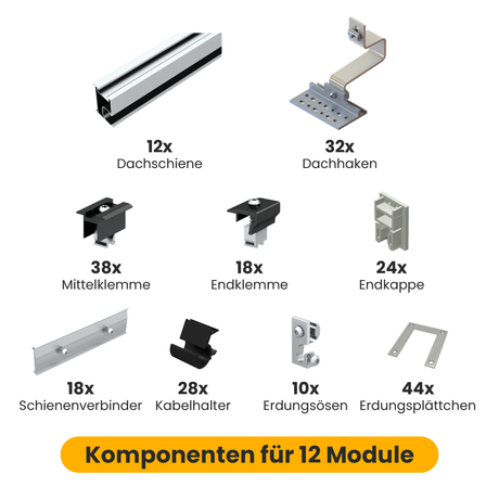 Clenergy Dünner Haken-Set
