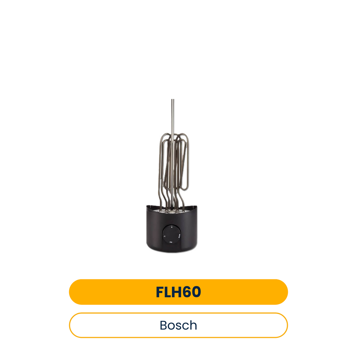 BOSCH Zubehör für Luftwärmepumpen FLH 60 Flanschheizung, 6 kW, 400 V (Art.-Nr. 8738212215)