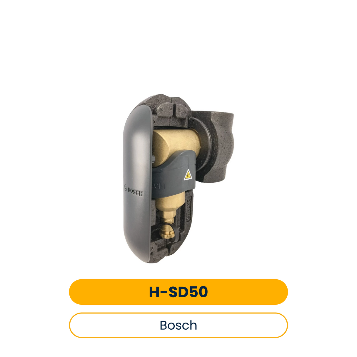 BOSCH Installationszubehör H-SD50 Schlammabscheider mit Isolierung, DN50 (Art.-Nr. 7738330171)