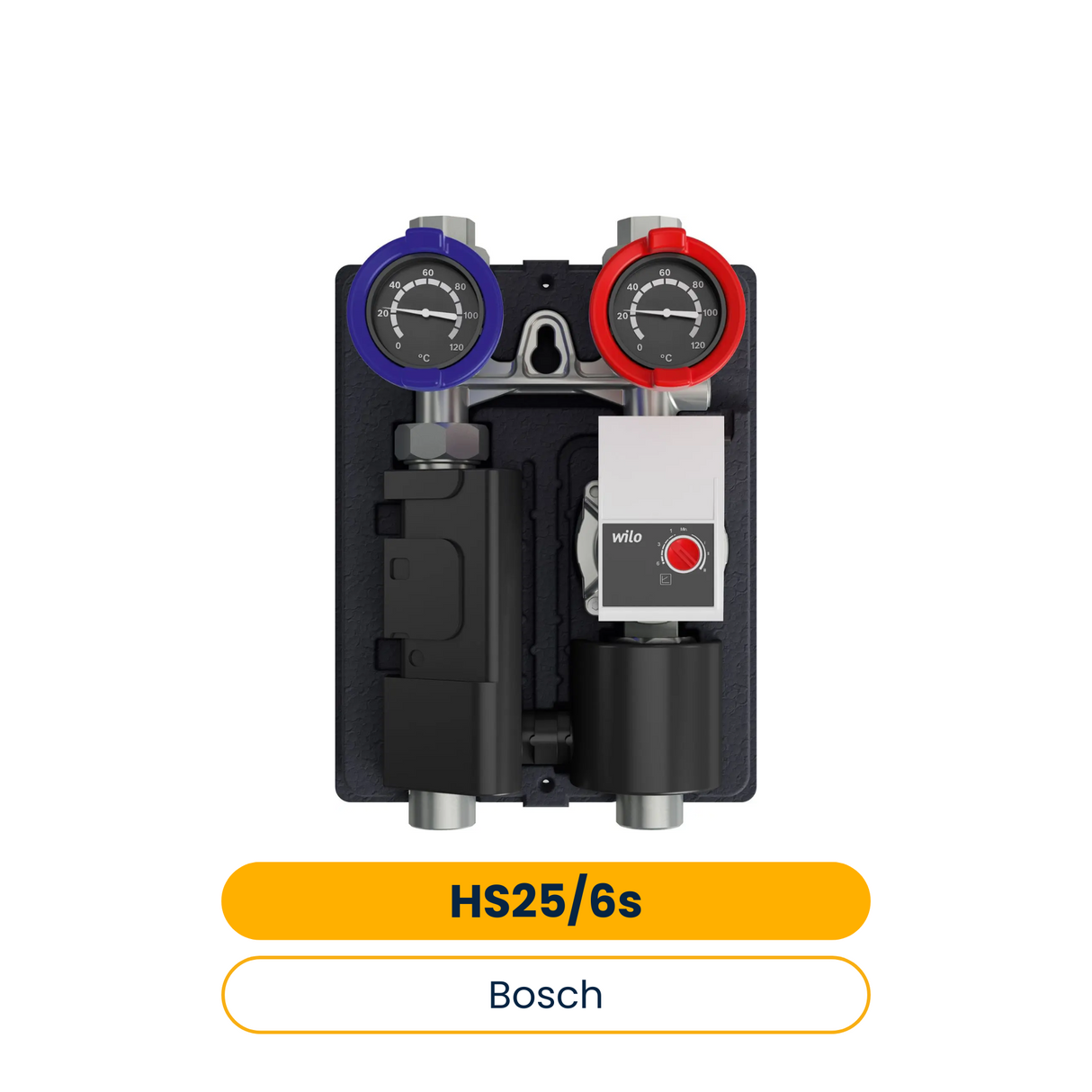 BOSCH Installationszubehör HS 25/6 s Heizkreisset ohne Mischer, 278x290x190 (Art.-Nr. 7736601142)