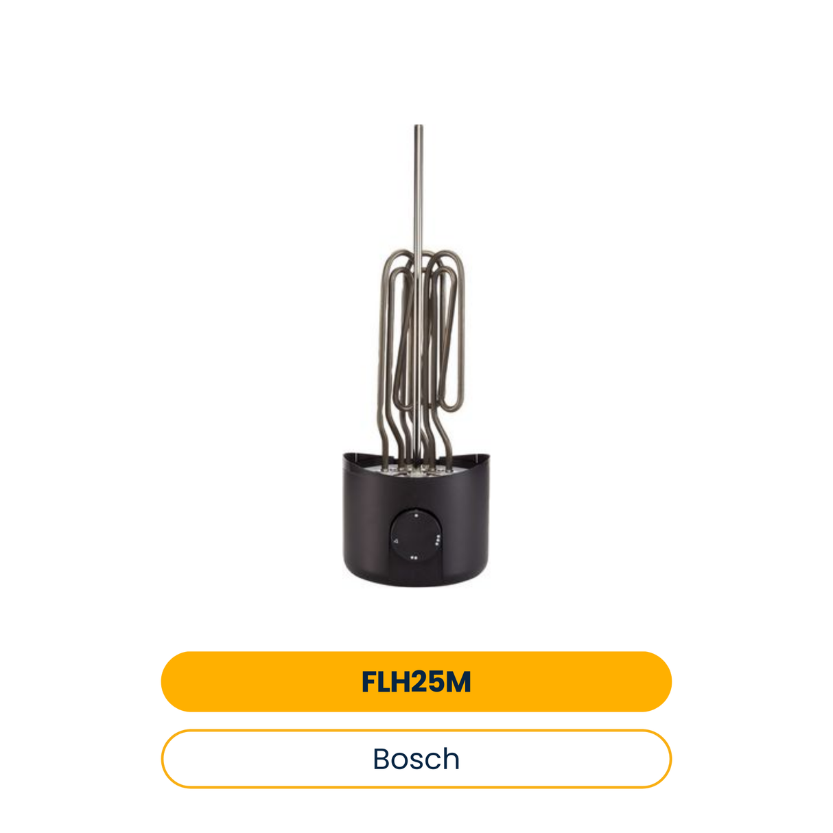 BOSCH Zubehör für Luftwärmepumpe FLH 25M Flanschheizung, 2,5 kW, 230 V (Art.-Nr. 8738212214)