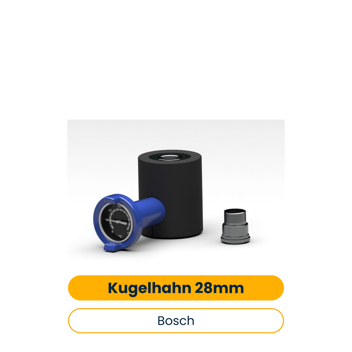 BOSCH Zubehör für Inneneinheiten Kugelhahn 28 mm auf G 1 1/4 (Art.-Nr. 8732962233)