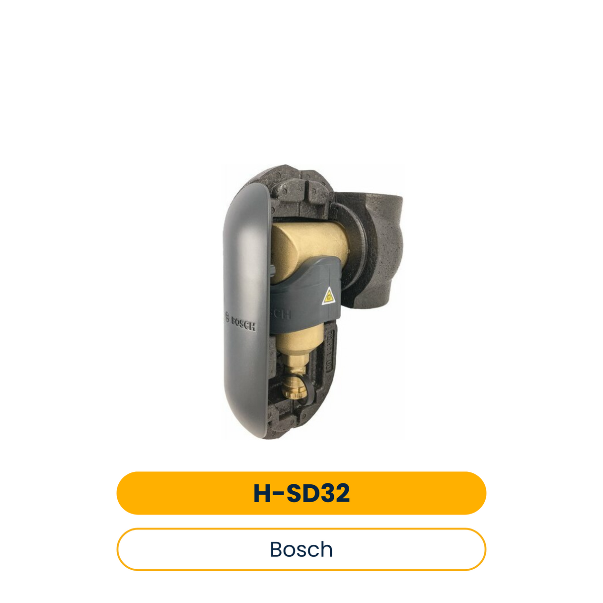 BOSCH Installationszubehör H-SD32 Schlammabscheider mit Isolierung, DN32 (Art.-Nr. 7738330169)