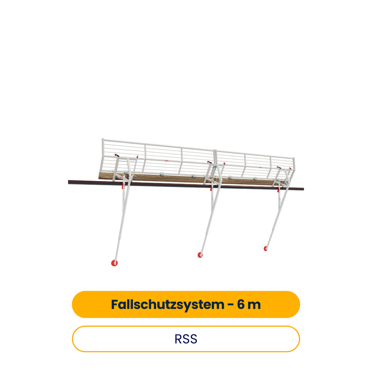 RSS Fallschutzsystem - Steildachsystem 6m