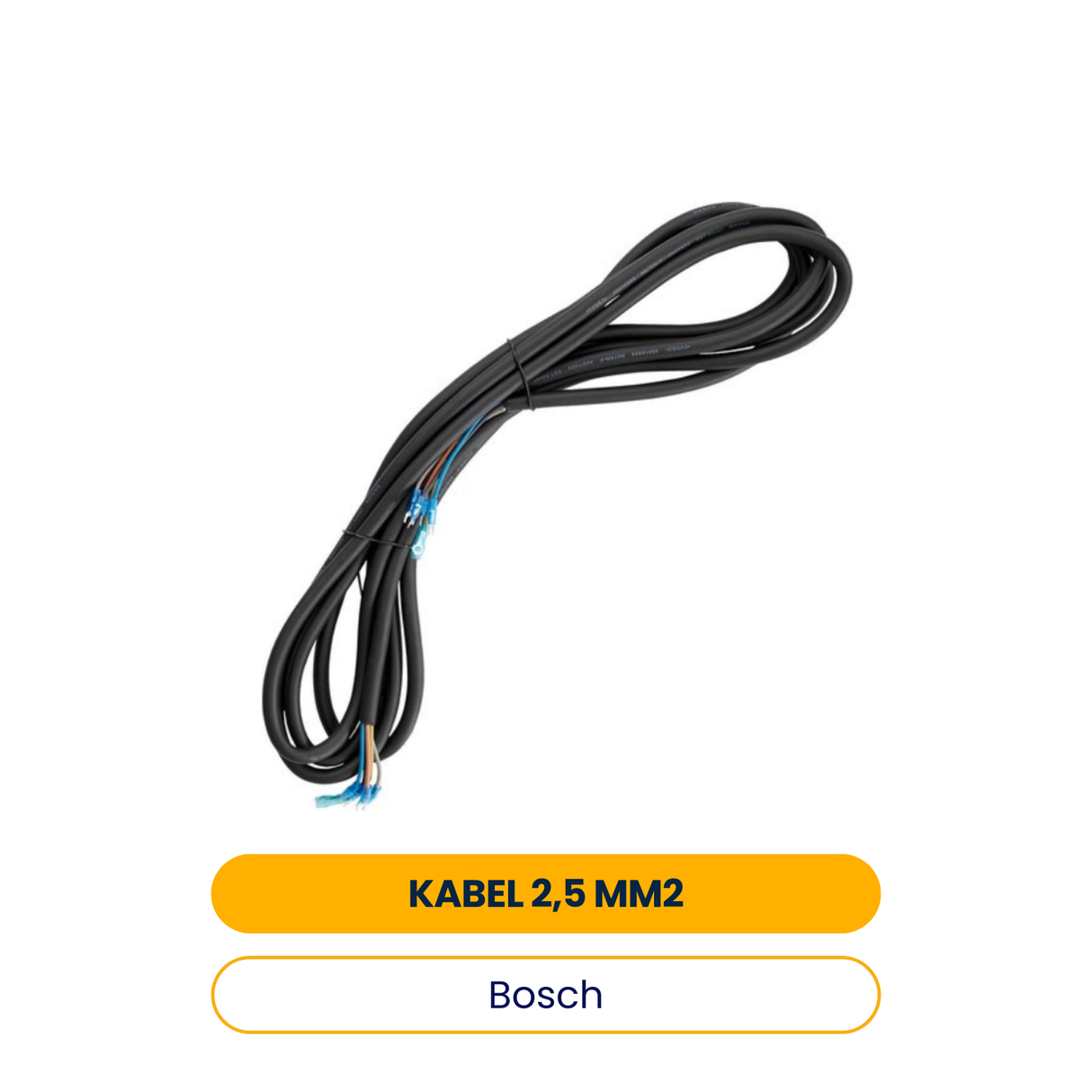 BOSCH Zubehör für Klimageräte Kabel Kommunikationskabel 7kW, 2,5 mm2, L=5,5m (Art.-Nr. 7733701742)