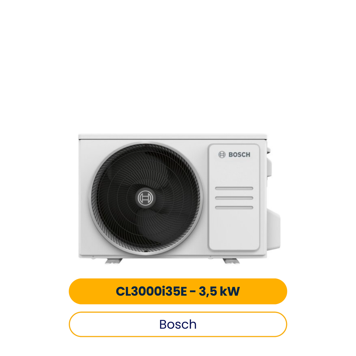 BOSCH Klimagerät CL3000i 35 E, Split Außeneinheit, 495x720x270, 3,5 kW (Art.-Nr. 7733701567)