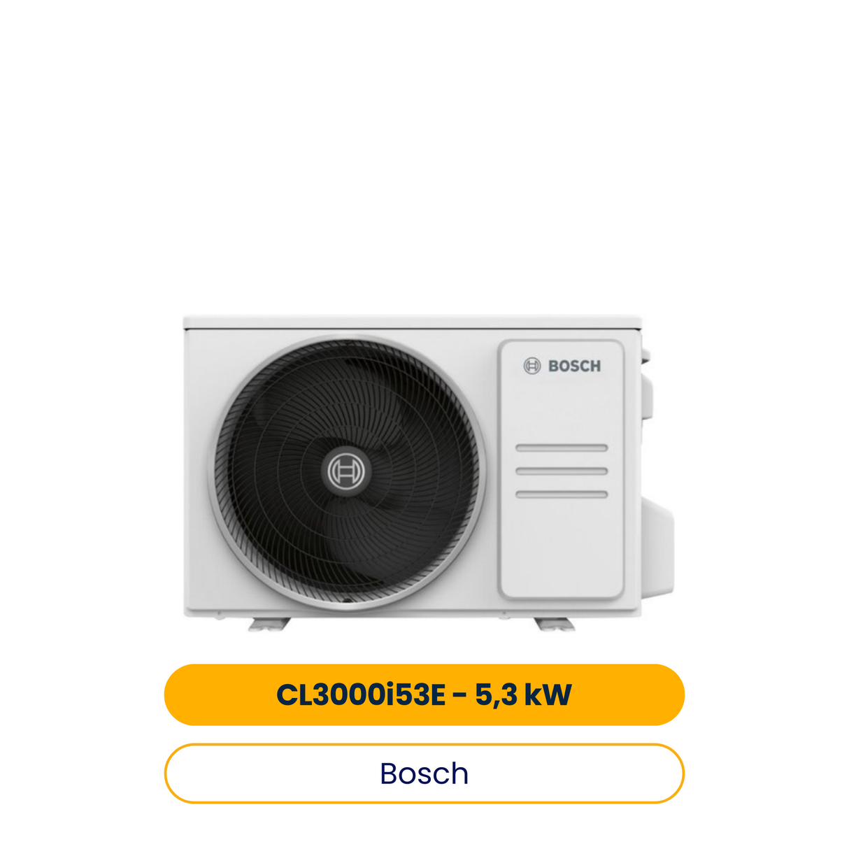 BOSCH Klimagerät CL3000i 53 E, Split Außeneinheit, 554x805x300, 5,3 kW (Art.-Nr. 7733701569)