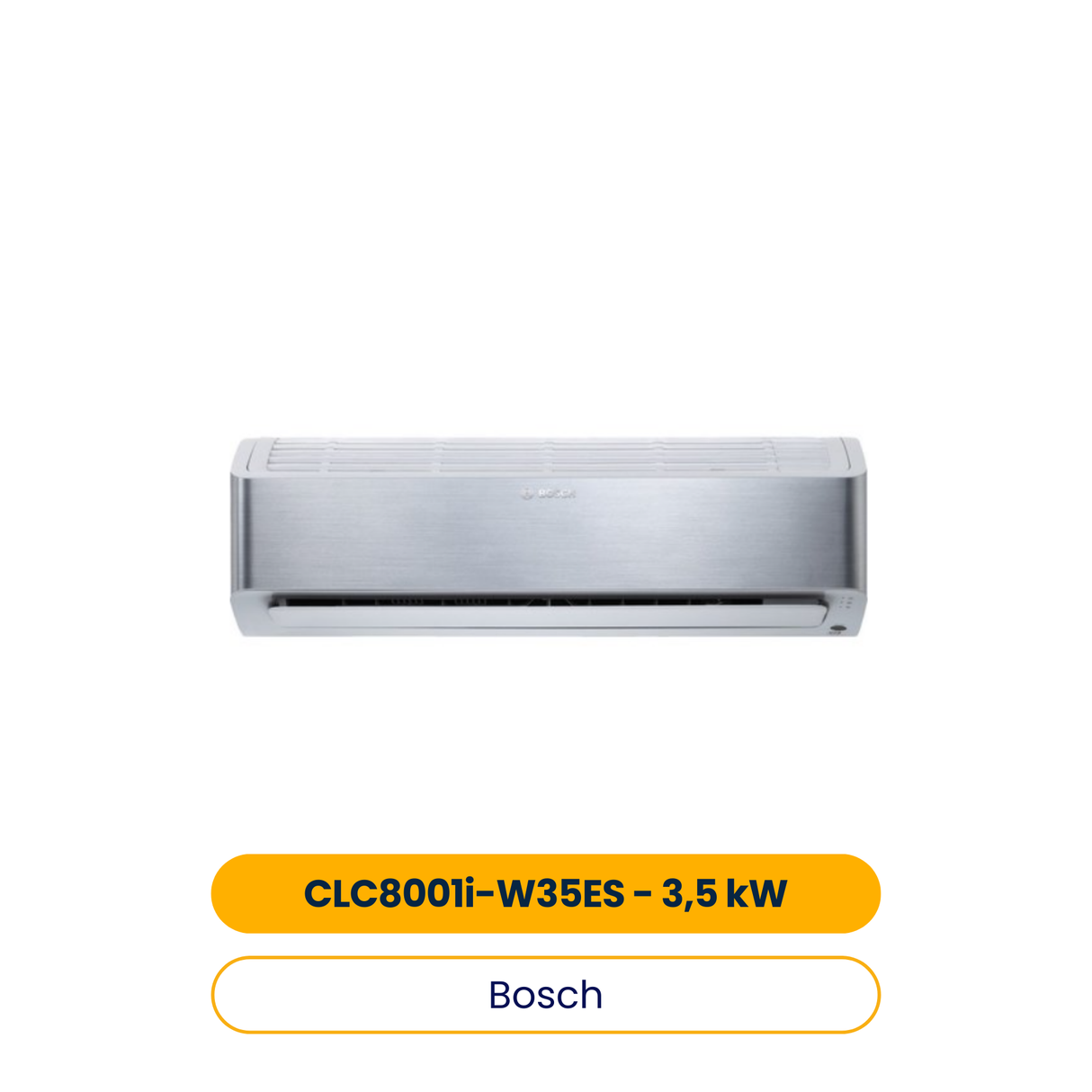 BOSCH Klimagerät CLC8001i-W 35 ES,Split Inneneinheit, 3,5 kW, Coanda Air Flow (Art.-Nr. 7733701646)